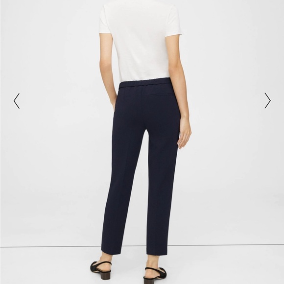 Theory pants, navy blue, size 0, elastic band - Picture 2 of 15